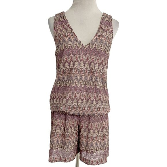 ALEXIS Size Medium Romper Shorts Sleeveless - Picture 1 of 6
